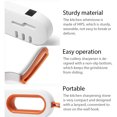 thumbnail image 2 of Portable Whetstone Kitchen Handheld Sharpener Reusable Professional Sharpening Stone Handheld BBQ Restaurant Grindstone Supplies White, 2 of 9