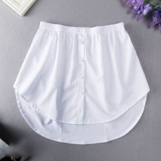 Jupe d'Extension Polyvalente pour Femmes pour Blouses et Robes Mini Jupon pour Superposition à la Mode Coupe Confortable pour le Quotidien