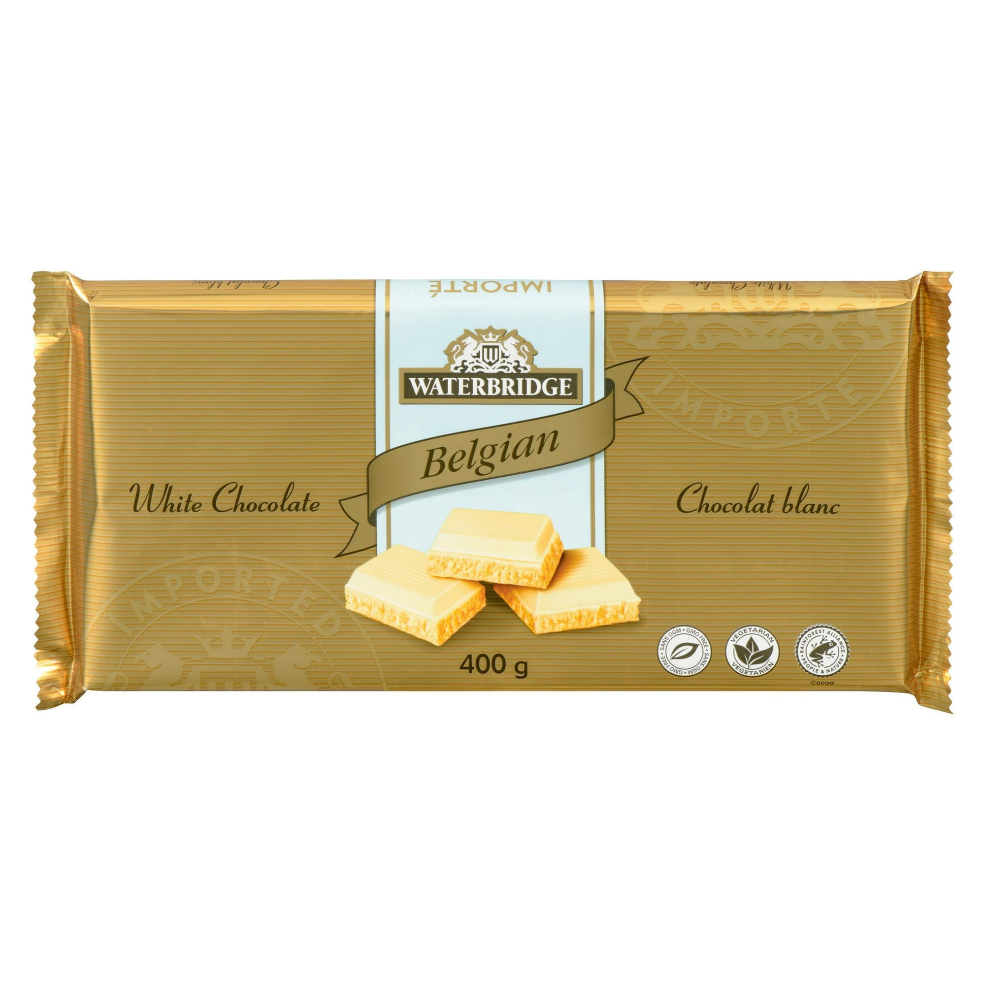 Waterbridge White Chocolate Bar, 400 Grams