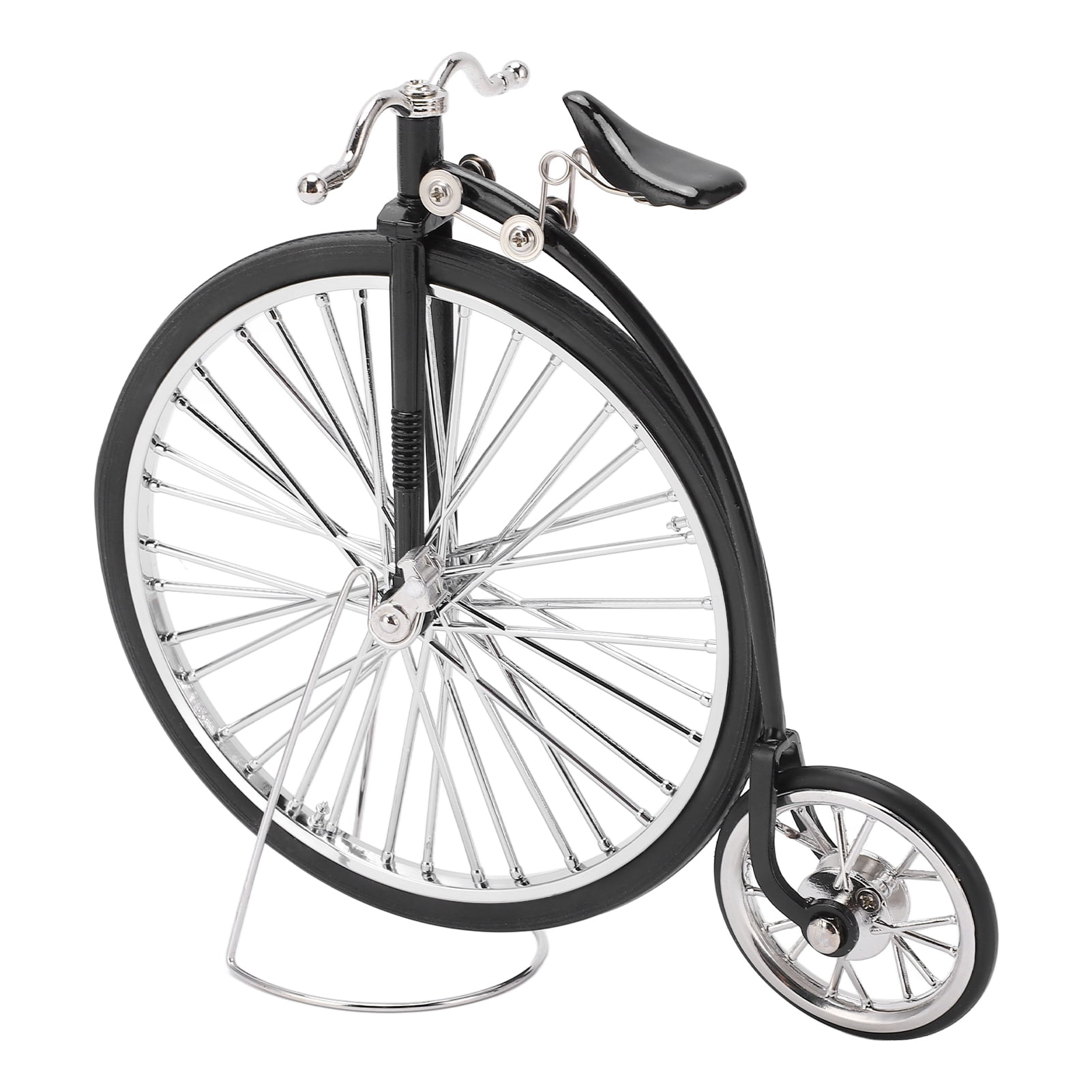 Toy Bike Ornament,Bicycle Model Black Big Retro Bike Mold Bicycle Model Top-Notch Performance