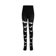 thumbnail image 1 of FOCUSNORM Collants Imprimés Halloween pour Filles, Bas Chauds Taille Élastique, 1 of 9