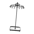 thumbnail image 2 of Xuanheng Rotating Jewelry Holder Iron Jewelry Display Rack for Necklace Bracelet Black, 2 of 8
