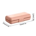 thumbnail image 2 of HOARBOEG Boîte Compacte de Voyage Portable avec Anneau en Caoutchouc de Silicone à l'Intérieur, Couvercle Rabattable à Double Étanchéité, Rangement Classifié et Tri des Médicaments, 2 of 3