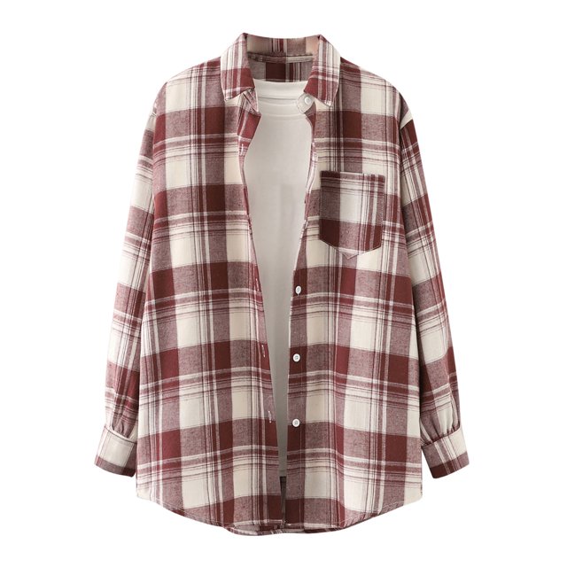 Fridja Femmes à Manches Longues Tops Revers Simple Cardigan Chemise Mode Maille Chemisier