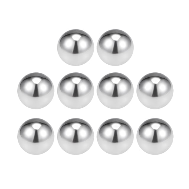 Uxcell Billes de Roulement Métriques en Acier Inoxydable 304 de Qualité G100 Billes de Précision 25 mm /0,98 Pouces