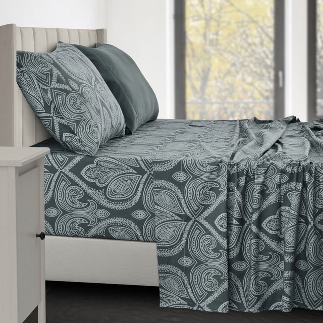Lux Decor Collection Bed Sheets - 4 Piece Twin XL Sheets - 1800 Thread Count Brushed Microfiber Sheets