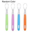 thumbnail image 1 of QJUHUNG Spoon 4Pcs/Set Infant Baby Silicone Soft Head Food Feeding Spoon Training Tableware, 1 of 1