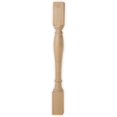 thumbnail image 1 of BingLTD - 35 1/2 In x 3 1/2 In Unfinished Rubberwood Post - 1 PC (K3535P-UNF), 1 of 1