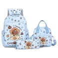 thumbnail image 2 of PRETXORVE Kapibala Backpack for Girls Cute Capybara Elementary School Students Children From Grades to Backpack, 2 of 5