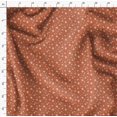 thumbnail image 4 of Soimoi Tissu Crêpe polyester Orange Imprimé Feuilles & Roses 1 Yard 52 Pouces de Large, 4 of 5