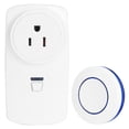 thumbnail image 1 of Durable Wireless Socket, Stable Convenient Remote Control Outlet, For Home Appliance Office Blue Remote Control US Plug 250V, 1 of 8