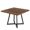 thumbnail image 2 of Fnova 31.5" Dining Table for 4, Modern Square Kitchen Table for Dining Room, Brown, 2 of 11