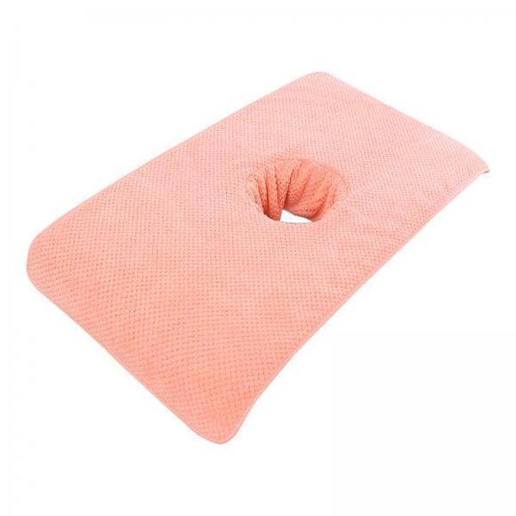 Drezz 2xSalon Massage Table Towel Professional Comfortable Washable Lying Down Towel Orange 2 Pcs
