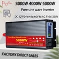 thumbnail image 2 of Pure Sine Wave Inverter 12V 24V 220 110 2000W 3000W 4000W 5000W Voltage Transformer Power Converter Solar Inverter ,Safety, 2 of 7