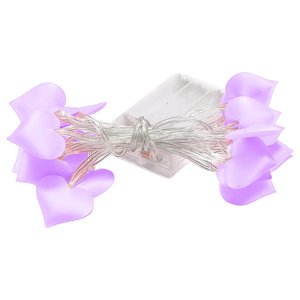 LED Peach Heart String Light pour les filles décoration de chambre et éclairage ambiant