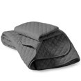 thumbnail image 2 of Bare Home Ensemble de Courtepointe - 2 Pcs - Couvre-Lit Matelassé à Losanges - Lit Simple/simple TG, Gris, 2 of 4