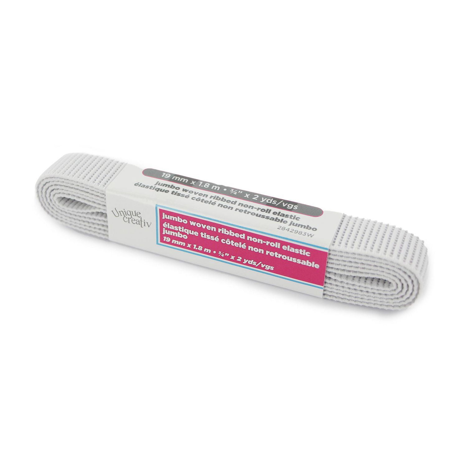 UNIQUE CREATIV Jumbo Non-Roll Elastic, 7 m (7.66 yd)