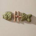 thumbnail image 2 of Cat Fish Bone Toy - Wood, Scented, Teeth Cleaning, Durable, 3 Types (Mixed/Fruit), Reduces Stress, For Cats, 2 of 4