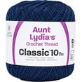 thumbnail image 1 of Aunt Lydia's Classic Crochet Thread Size 10-Navy, 1 of 7