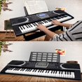 thumbnail image 2 of Support de Clavier d'Instrument de Musique en Feuille Accessoires Portable, Inclut 1 Pcs Pince pour Livre de Musique, 2 of 6