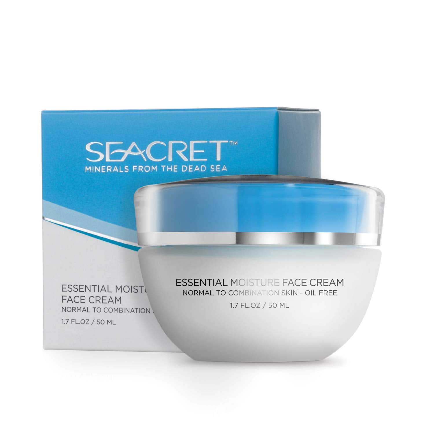 SEACRET Minerals From The Dead Sea Essential Moisture Face Cream , 1.7 Fl Oz