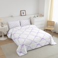 thumbnail image 3 of Erosebridal Kawaii Bowknot Bedding Twin Comforter Set,Rown Stripes Down Comforter,Bow Bedroom Decor,Reversible,Lightweight,2-Piece, 3 of 7