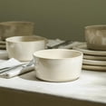 thumbnail image 4 of Stone Lain Ensemble de Vaisselle Moderne en Grès de 12 Pcs Assiettes, Bols, Beige, 4 of 7