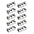 thumbnail image 1 of Écrou de Raccord Rond, Acier Inoxydable 10 Pcs Manchon Fileté Tige Antirouille Filetage Précis M8x1.25 pour Entretien, 1 of 8