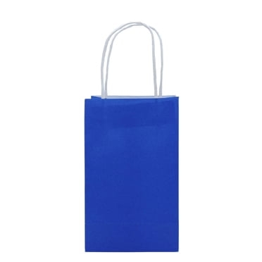 Sac en papier bleu de 10 paquets