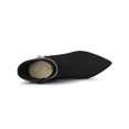 thumbnail image 4 of Unique Bargains Women's Rhinestone Pointed Toe Stiletto Heel Ankle Boot, 4 of 7
