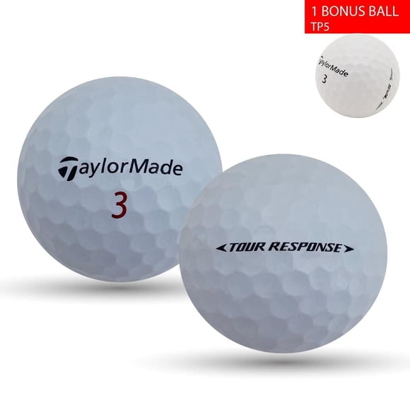Mulligan - 60 balles de golf récupérées Taylormade Tour Response 1 Bonus TP5 5A, Blanc