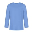 thumbnail image 2 of Hiiyo T-Shirt pour Homme Confortable Uni à Manches 3/4, Tailles M-XXXXXL, 2 of 6