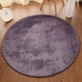 thumbnail image 3 of Back To School Supplies Sale!Fluffy Round Rug,Plush Ound Rugs for Living Room,White Faux Fur Rug,Fluffy Washable Shag Rug for Living Room, Fuzzy Small Circle Rug for Bedroom Dorm Plush Rug Room, 3 of 8