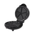 thumbnail image 2 of Maker 1000W Waffle Maker 5 Heart-Shaped Waffles Electric Waffler Griddle Iron, 2 of 7