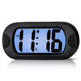 thumbnail image 1 of DEBGFS LCD Digital Alarm Clock with Snooze Function and Backlight - Large Screen Big Bold Numbers Desk Digital Alarm Clock with Silicone Protective Cover  Battery Powered,black, 1 of 7