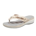 thumbnail image 2 of LSLJS Sandals Women Summer Thick Bottom Flip Flops Women's Wedge Beach Sandals, 2 of 8