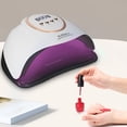 thumbnail image 1 of Dvkptbk Nail Lamp Quick Nail Dryer with 4 Timer Settings Lcd Display LED Gel Nail Lamp with Portable Handle Nail Art Curing Lamp for Manicure and Pedicure Home Appliances, 1 of 9