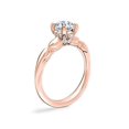 thumbnail image 4 of 1.15 T.C.W Round Shape Natural Diamond Latest Design Solitaire Wedding Ring for Ladies Solid 14K Rose Gold Size 8, 4 of 8