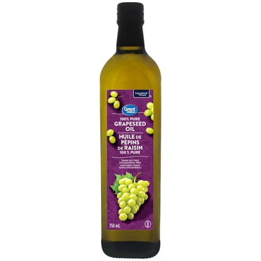 Great Value Huile de Pépins de Raisin 100 % Pure