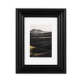 thumbnail image 1 of DesignOvation Leno 5" x 7" Matted to 3.5" x 5" Black Picture Frame, 1 of 7