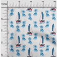 thumbnail image 2 of oneOone Polyester Spandex Medium Blue Fabric Beach Sewing Craft Projects Fabric Prints By Yard 56 Inch Wide, 2 of 4