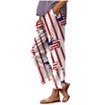 thumbnail image 1 of Pantalons Cargo pour Femmes Combinaison Courte Été Mode Décontractée Imprimée avec Poches Combinaisons Shorts Taille Haute Femmes Blanc S, 1 of 4