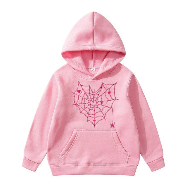 Pull Musical pour Filles Pull à Capuche Décontracté Imprimé pour Garçons et Filles