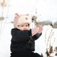 thumbnail image 4 of Calikids Tuque d'Aviateur d'Hiver en Peluche - Rose (S), 4 of 4
