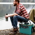 thumbnail image 2 of EVA Foldable Fishing Bucket with Oxygen Pump Mount, 21L Portable Live Bait Container for Outdoor Angling, 2 of 6