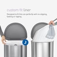 thumbnail image 4 of Simplehuman Code J Custom Fit Drawstring Trash Bags, 200 Count, 30-45 Liter / 8-12 Gallon, White, 4 of 4