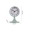 thumbnail image 3 of Minimal Round Table Clock with Pedestal Base – Silent Quartz Analog Desk Clock for Bedroom Living Room Office Home Decor, 3 of 6