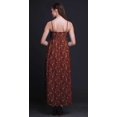 thumbnail image 4 of Bimba Bird Printed Adjustable Spaghetti Strap Long Maxi Dress Summer Beachwear-X-Large, 4 of 5