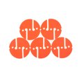thumbnail image 1 of yingyy 5pcs Logos Géométrie Rond Signal de Sécurité Indiquant Petit Signe de Remplacement Universel Plongée Libre Natation Orange, 1 of 6