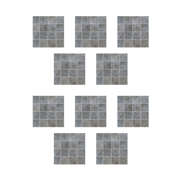 Birdeem 10Pc Crystal Tile Stickers Diy Self-Adhesive Wall Stickers
